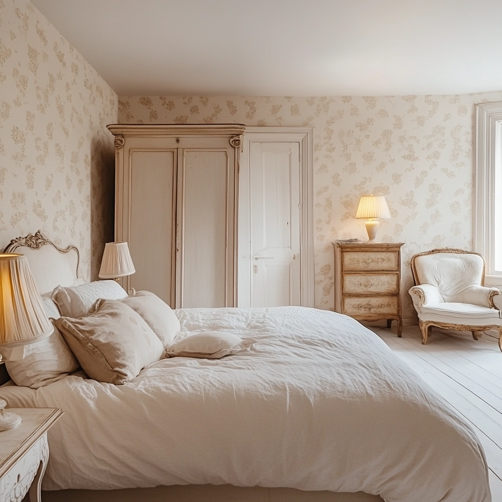 white farmhouse bedroom ideas 67