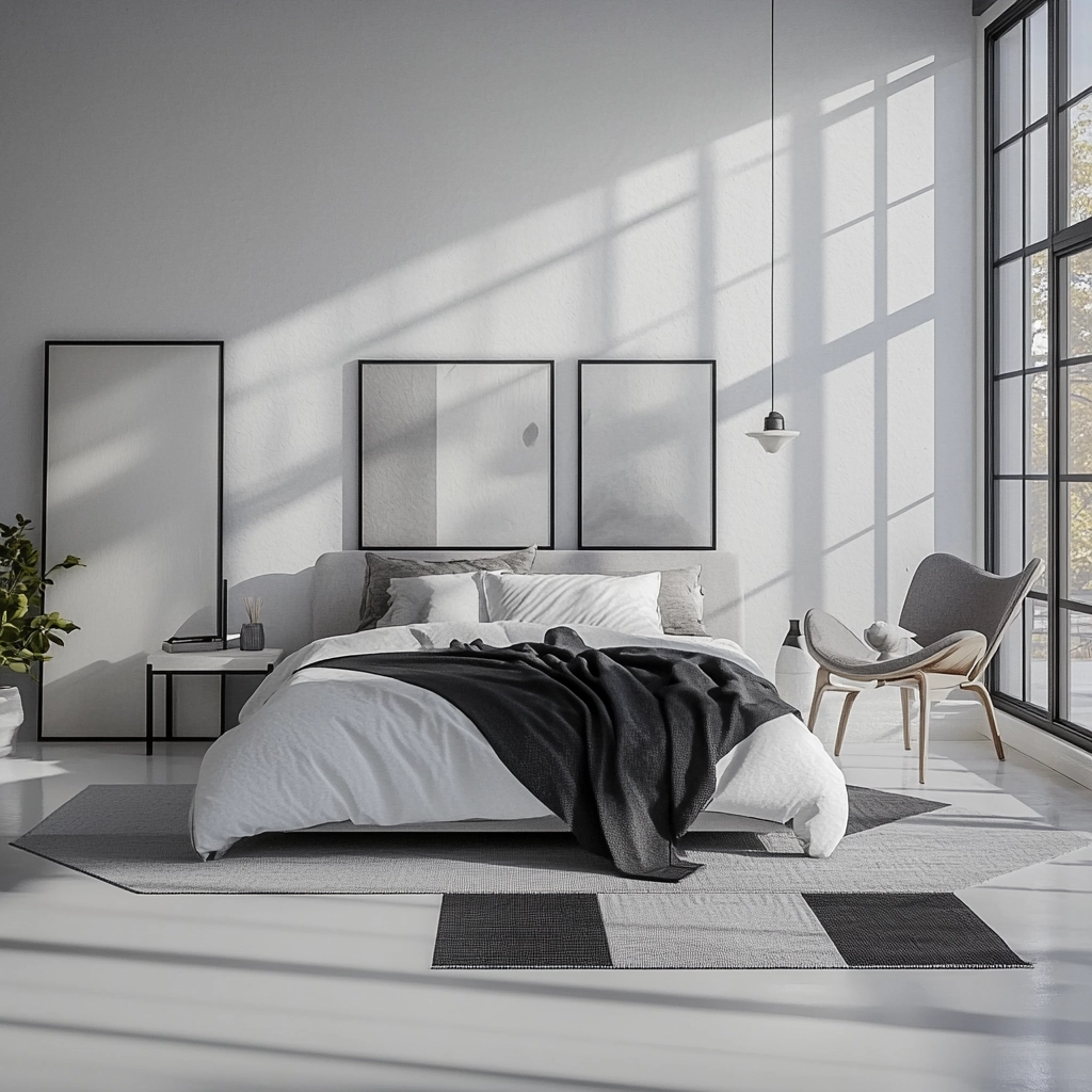 white farmhouse bedroom ideas 73