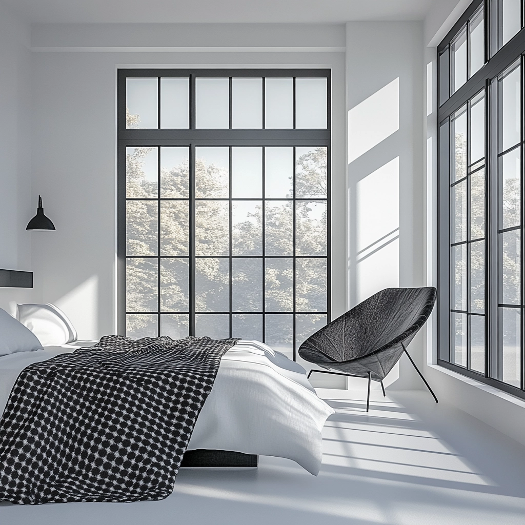 white farmhouse bedroom ideas 74