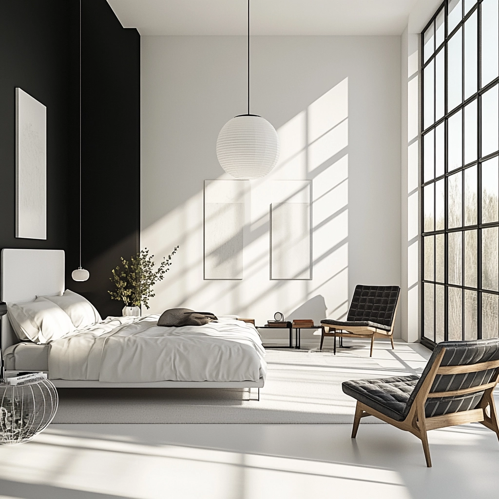 white farmhouse bedroom ideas 76