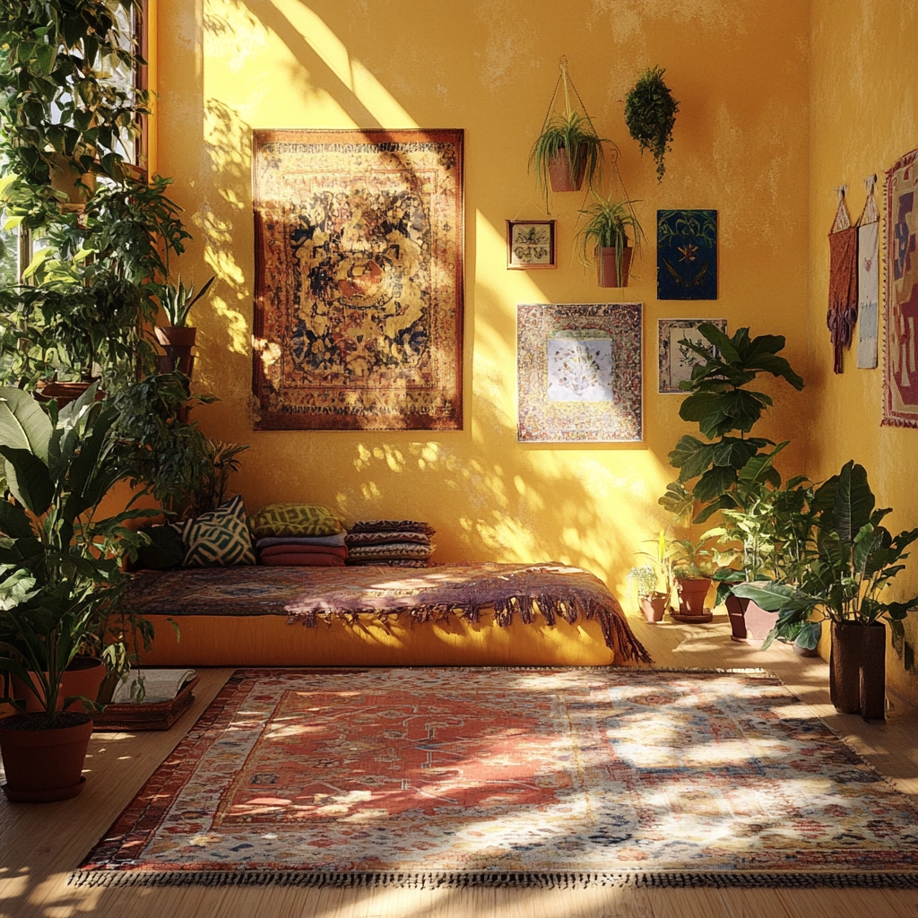 yellow farmhouse bedroom 12