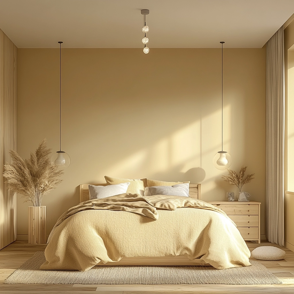 yellow farmhouse bedroom 20
