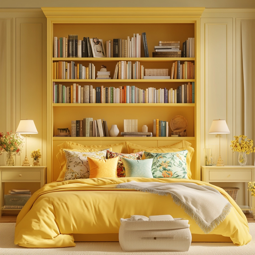 yellow farmhouse bedroom 5