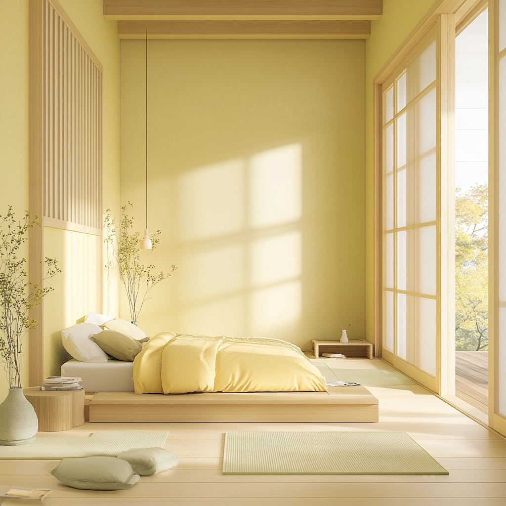 yellow farmhouse bedroom 51