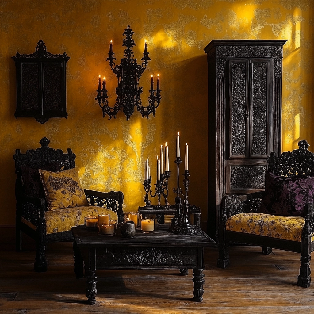 yellow farmhouse bedroom 59