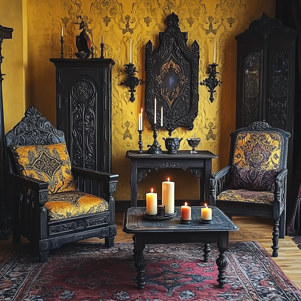yellow farmhouse bedroom 60