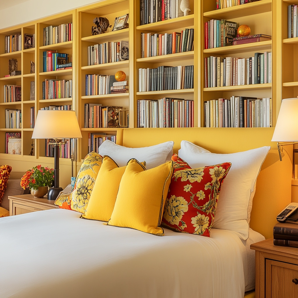 yellow farmhouse bedroom 7